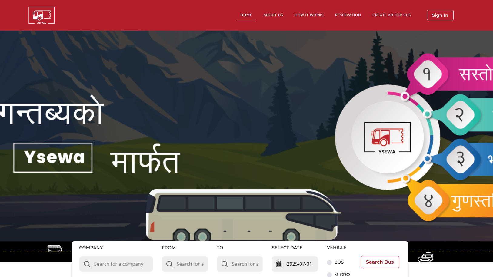 Y-Sewa Ticketing Platform